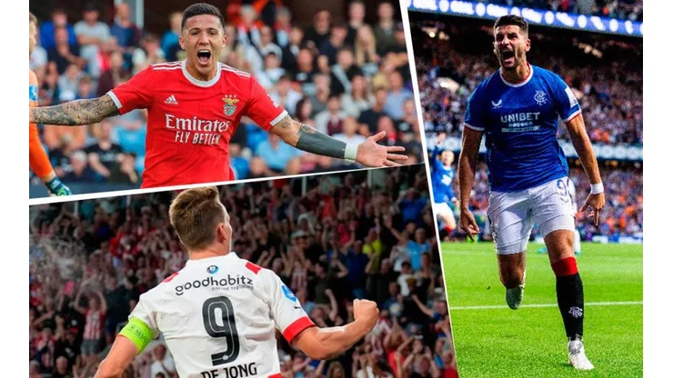 Benfica, PSV y Rangers se clasificaron.
