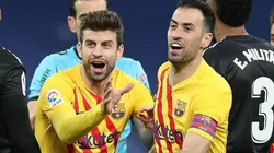Piqué y Busquets, dos grandes de Barcelona.