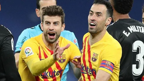 Piqué y Busquets, dos grandes de Barcelona.