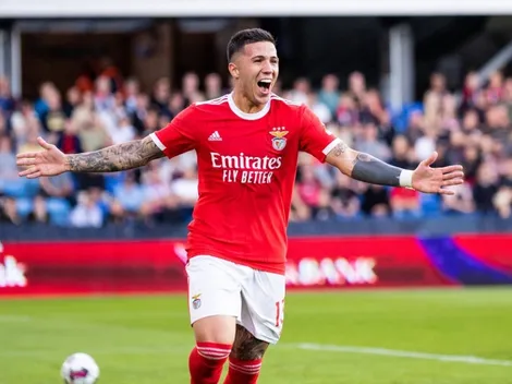 De la mano de Enzo Fernández, Benfica avanza en la fase previa de la Champions