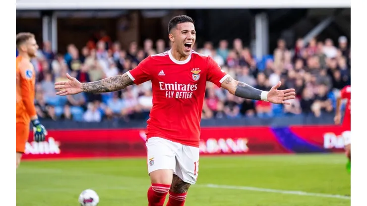 Benfica avanza en la fase previa de Champions con gol de Enzo Fernández incluido.