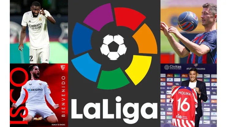 Algunos de los principales fichajes de LaLiga.