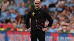 Guardiola en dirección de City.