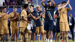 Barcelona en partido de pretemporada.