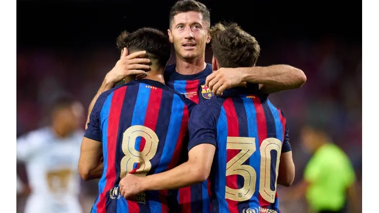 Jugadores del Barcelona.
