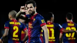 Césc Fábregas en su etapa en Barcelona.