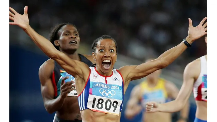 Kelly Holmes, doble campeona olímpica en Atenas 2004