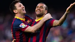Lionel Messi y Dani Alves