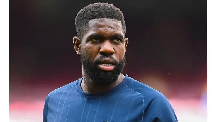 Umtiti, jugador francés de Barcelona.