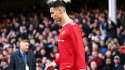 Cristiano Ronaldo en juego con United.