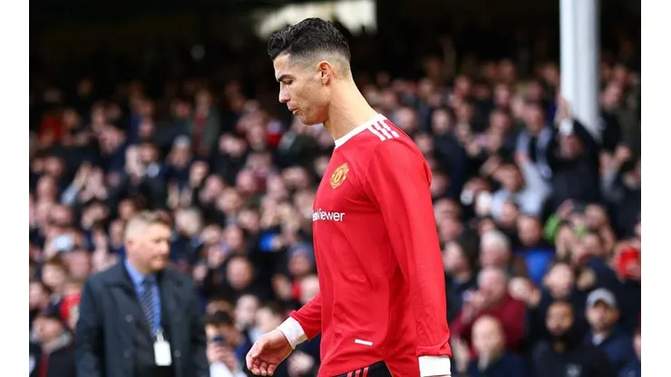 Cristiano Ronaldo en juego con United.