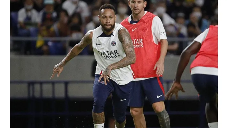 Neymar en acción con PSG.