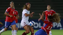 Deyna Castellanos ante Chile.