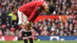 Cristiano Ronaldo en un encuentro del Manchester United.
