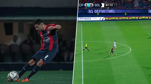 Pachi Carrizo, autor de un gol inolvidable.