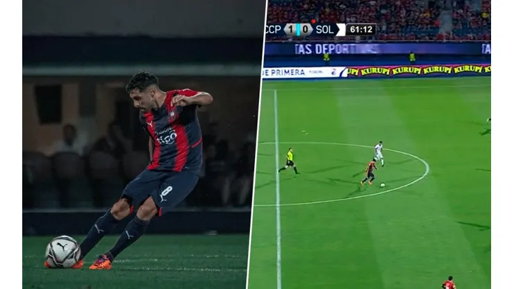 Pachi Carrizo, autor de un gol inolvidable.