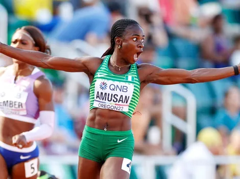 Tobi Amusan batió dos veces el récord mundial de 100 metros con vallas