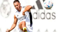 Eden Hazard en acción con Real Madrid.