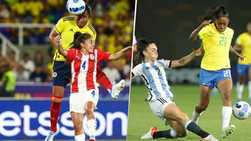 Colombia y Paraguay, por el A. Y Argentina y Brasil, por el B.