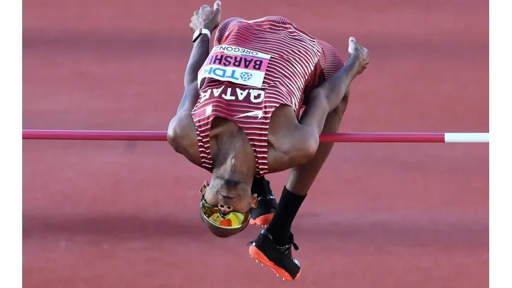 El qatarí Mutaz Essa Barshim logró su tercer título mundial consecutivo
