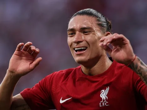 Llegó el primer póker de goles de Darwin Núñez en Liverpool