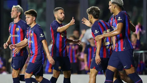 Barcelona en festejo de pretemporada.