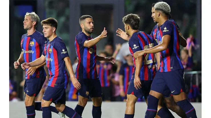 Barcelona en festejo de pretemporada.