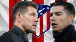 Diego Simeone y Cristiano Ronaldo.