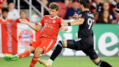Müller en su gol con Bayern ante DC United.