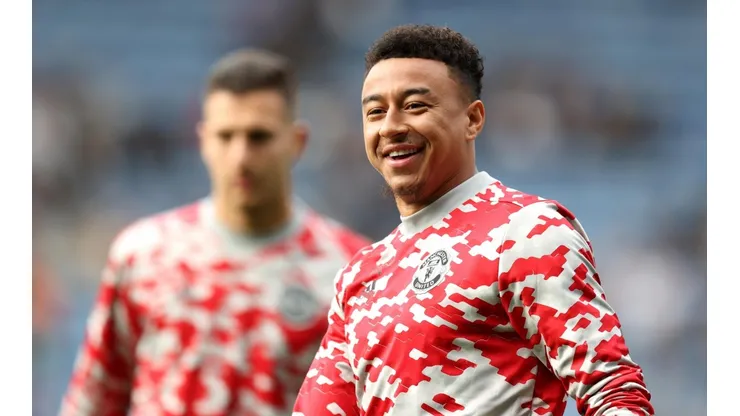 Jesse Lingard y su nuevo equipo.