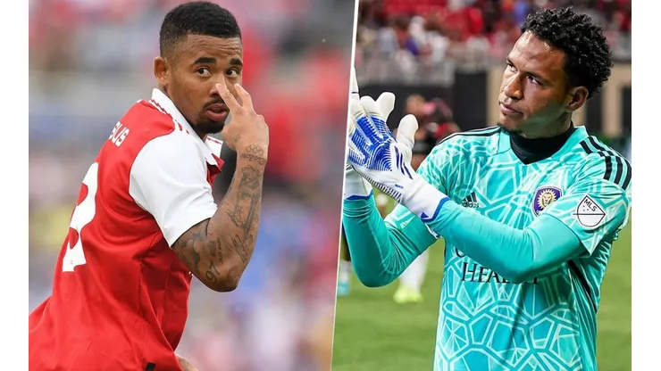 Gabriel Jesus ante Pedro Gallese.