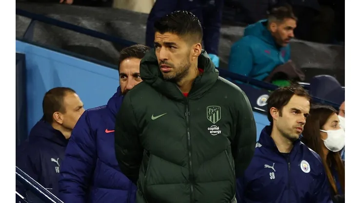 Luis Suárez en su última temporada con Atlético de Madrid.