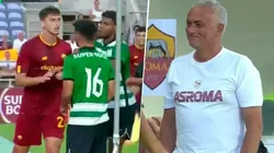 Pelea y José Mourinho feliz.