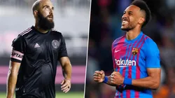 Gonzalo Higuaín y Pierre Emerick Aubameyang.