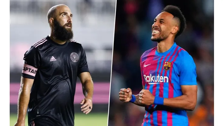 Gonzalo Higuaín y Pierre Emerick Aubameyang.
