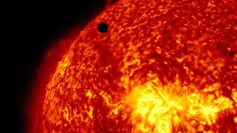 Venus Transit Across The Sun