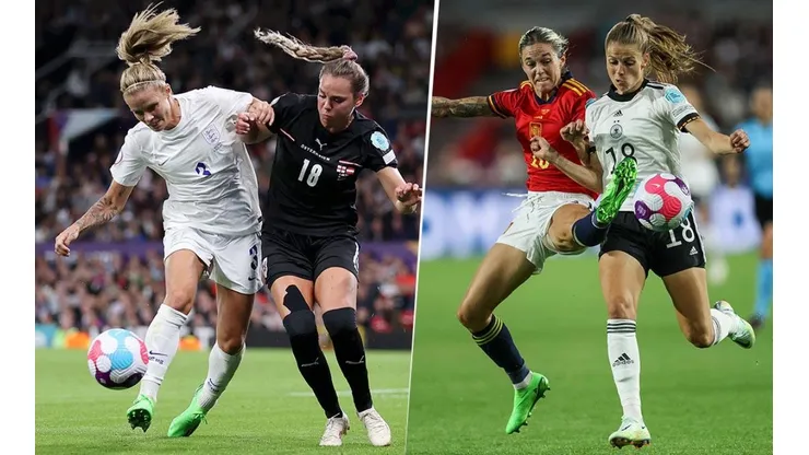 Inglaterra, Austria, España y Alemania, clasificadas.