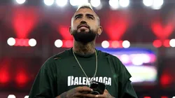 Arturo Vidal en el estadio Maracaná de Flamengo.