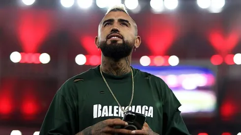 Arturo Vidal en el estadio Maracaná de Flamengo.
