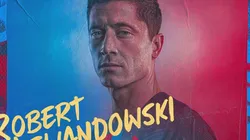 Robert Lewandowski, nuevo delantero de Barcelona.