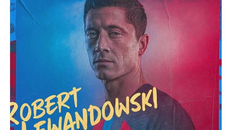 Robert Lewandowski, nuevo delantero de Barcelona.