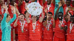 Bayern Múnich con Lewandowski en el festejo.