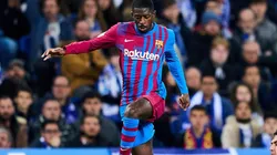 Dembéle en acción con Barcelona.