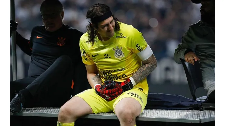 Cassio en partido con Corinthians.