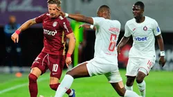 Acción de juego de Cluj con Pyunik.