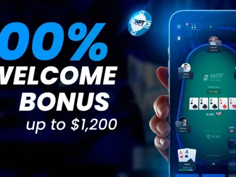 Póker online: ¿Cómo obtener el bono del 100% en tu primer depósito en WPT Global?