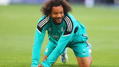 Marcelo en un encuentro del Real Madrid.
