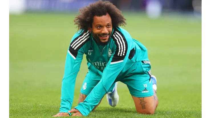 Marcelo en un encuentro del Real Madrid.