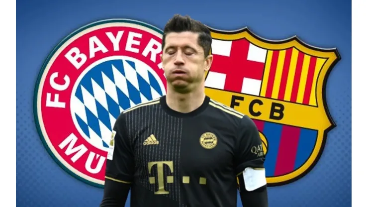 Robert Lewandowski, entre Barcelona y Bayern Munich.
