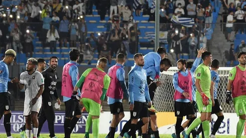Uruguay en partido de Eliminatorias.